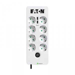 Eaton Listwa zasilająca Protection Box 8 Tel@ USB DIN