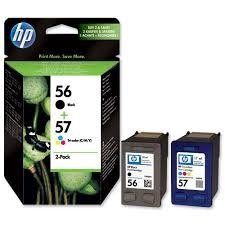 HP Atrament 56/57 Ink Cart 2-Pack blk/color