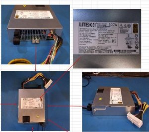 Hewlett Packard Enterprise 1U 500W power supply unit,  12V, non-hot-plug, Gold  certified