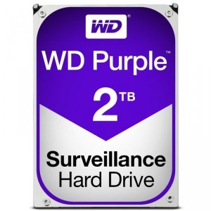 Western Digital WD Purple 2TB 24x7 Purple, 3.5, 2000 GB, 5400  RPM