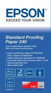 Epson Papier Standard Proofing Paper, DIN A3+, 100 Arkuszy 240g/m2 C13S045115