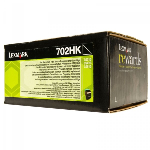 Toner 702HK Toner Return Prog high yield/Black