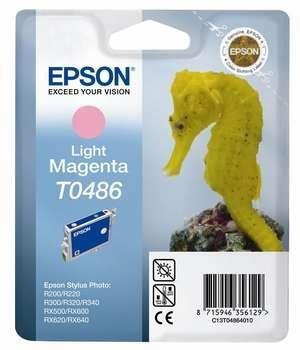Wkład light magenta do Epson Stylus Photo R300/R340/RX500/RX640/R220 T0486
