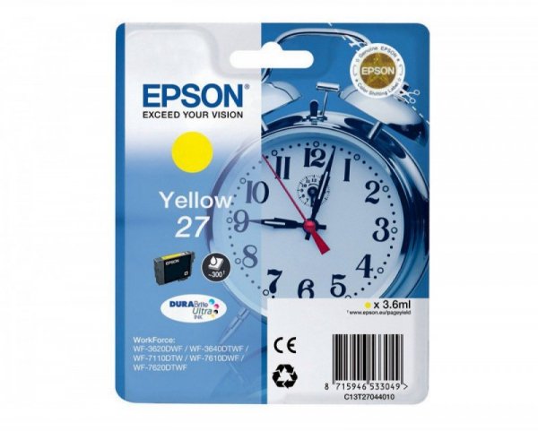 Epson Tusz WF3620 T2704 Yellow 3,6ml