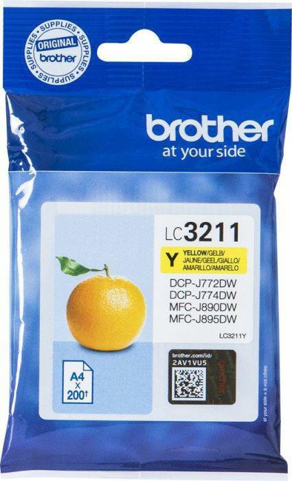 Brother Tusz LC3211Y Yellow 200 stron