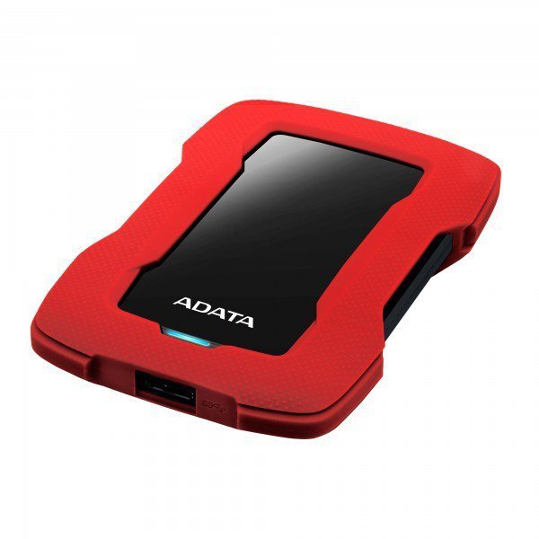 Dysk zewnętrzny HDD ADATA HD330 (1TB ; 2.5&#039;&#039; ; USB 3.2 gen. 1 ; czerwony)