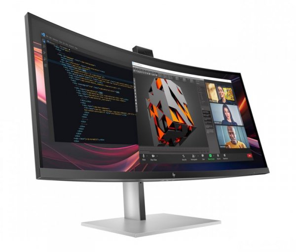 Monitor HP LED 34” S7 Pro 734pm (8K157UT) Curved IPS 120Hz WQHD Kamera RJ-45 ThunderBolt 4