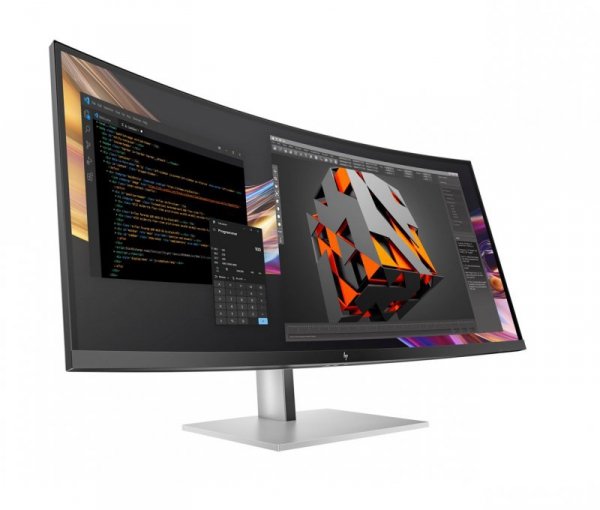 Monitor HP LED 37,5” S7 Pro 738pu (8K167AA) Curved IPS WQHD+ HDR400 RJ-45 ThunderBolt 4