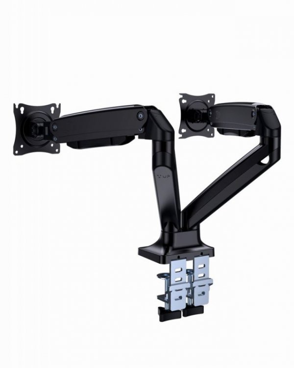 GEMBIRD BIURKOWE REGULOWANE RAMIĘ NA 2 MONITORY 17&quot;-35&quot; DO 10KG