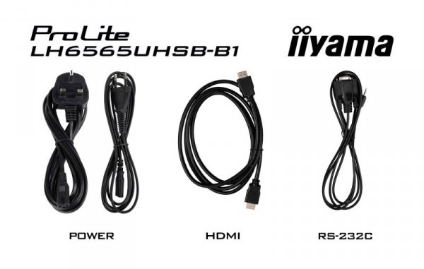 Monitor Iiyama ProLite LH6575UHS-B1AG - 65&quot; - Płaski ekran - 163.8 cm