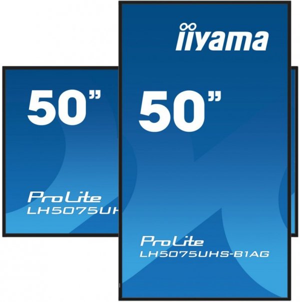 Monitor Iiyama ProLite LH5075UHS-B1AG - Przekątna 50&quot; - Płaski ekran - 125.7 cm
