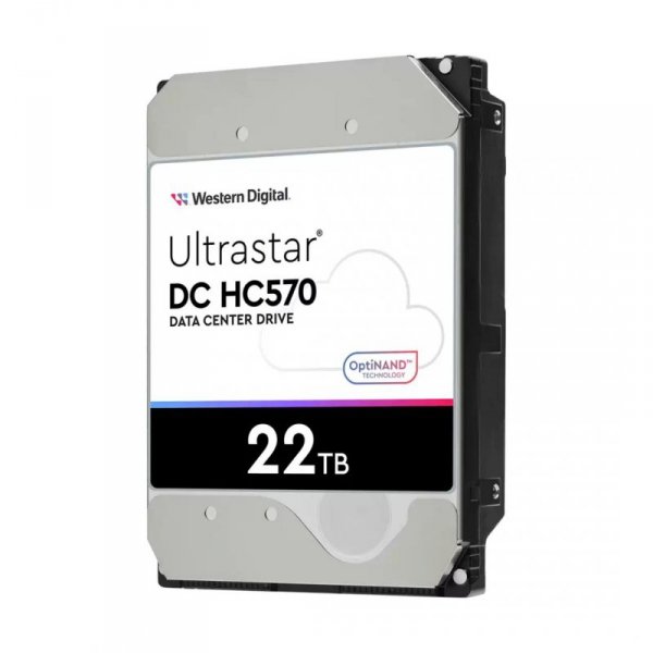 Dysk serwerowy HDD Western Digital Ultrastar DC HC570 WUH722222AL5204 (22 TB; 3.5&quot;; SAS) (WYPRZEDAŻ)