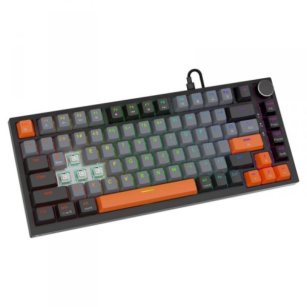 Savio Klawiatura magnetyczna ASTRAL Black OUTEMU White Jade Magnetic RGB 3 kolory keycapów