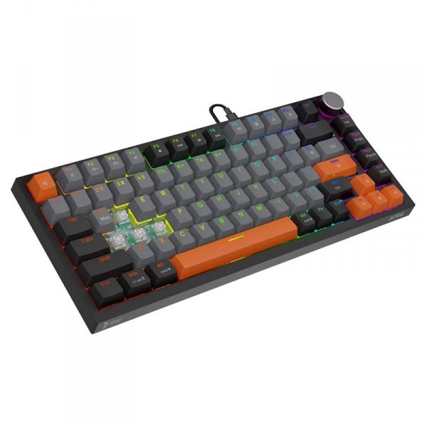 Savio Klawiatura magnetyczna ASTRAL Black OUTEMU White Jade Magnetic RGB 3 kolory keycapów