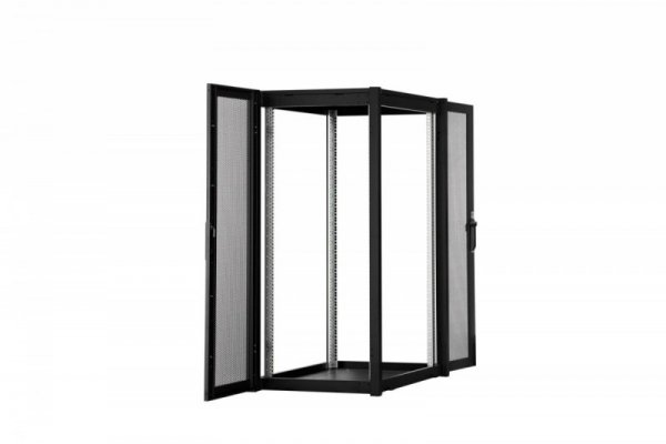 Digitus Szafa sieciowa stojąca Hyper Pro 19" 26U rack 600x1000, drzwi przód perforacja, czarna 1000kg