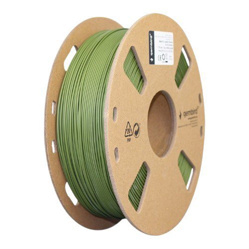 Gembird Filament PLA matowy, 1,75 mm, 1 kg, wojskowa zieleń