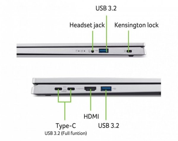 Acer Laptop Aspire Go AG15-71P-58WM Core i5-1334U, 15.6 FHD, 16GB, 512GB SSD, NoOS