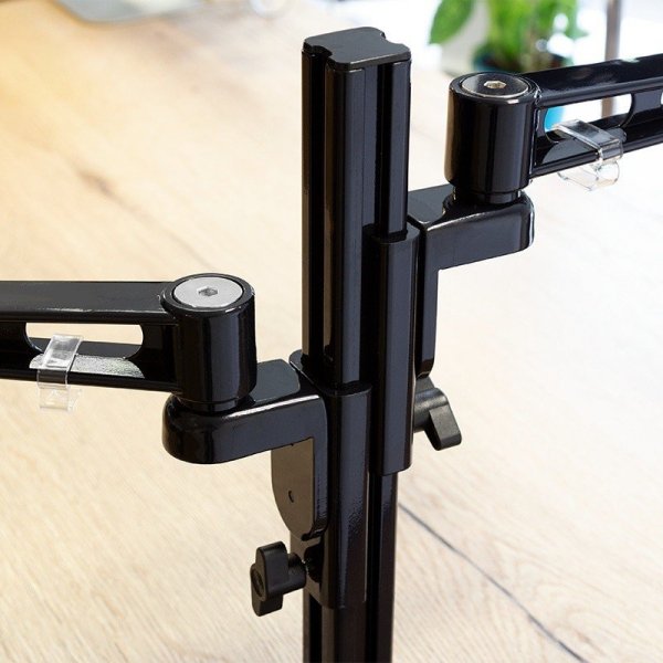 LogiLink Podwójny uchwyt na monitor 13-26 cali, aluminiowy