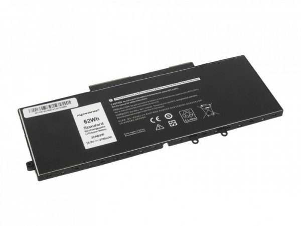 Movano Bateria 3HWPP do Dell Latitude 5401 5410 5501 5510 - 4100 mAh (62 Wh)