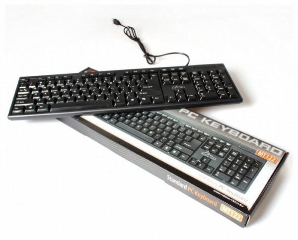 Media-Tech Klawiatura standardowa USB MT122KU, czarna