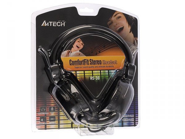 A4 Tech Słuchawki A4Tech HS-30 Z Mikrofonem