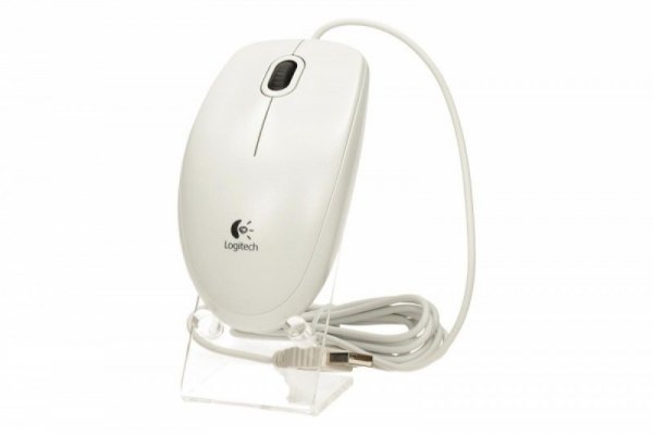 Logitech Mysz optyczna B100 OEM 910-003360 White