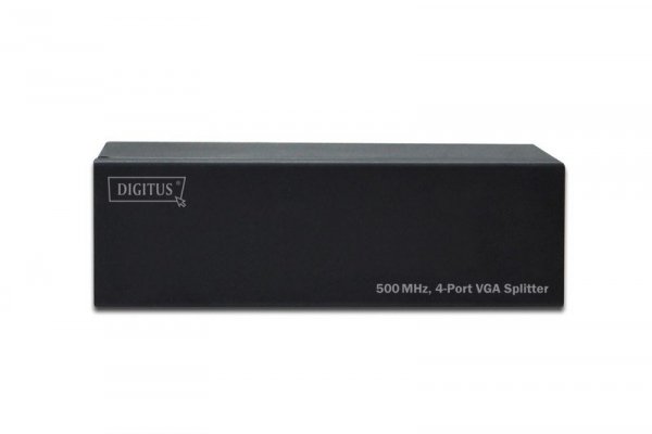 Digitus Rozdzielacz/Splitter VGA 4-portowy, 500MHz 2048x1536p 60Hz QXGA