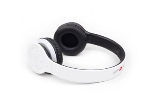 Gembird Słuchawki z mikrofonem bezprzewodowe BHP-BER-BK (Bluetooth) białe