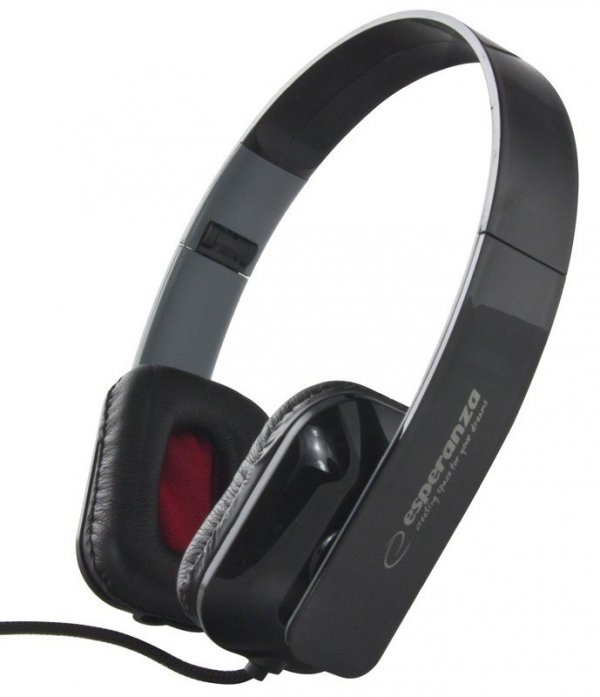 Esperanza SŁUCHAWKI AUDIO STEREO Z REGULACJĄ GŁOŚNOŚCI EH143K ARUBA CZARNE