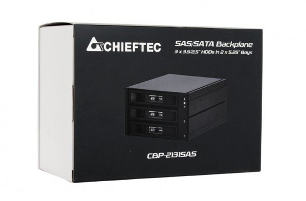 Chieftec CBP-2131SAS kieszeń 3x3,5 S-ATA HDD