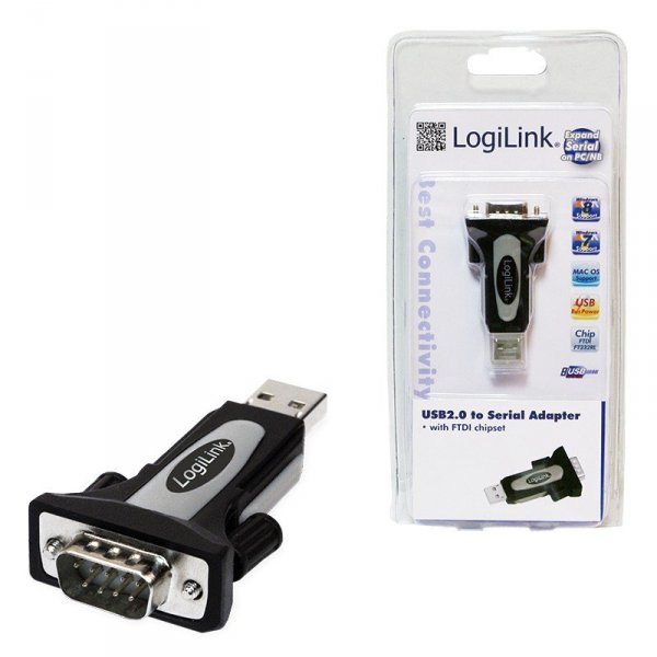 LogiLink Adapter USB 2.0 na port szeregowy