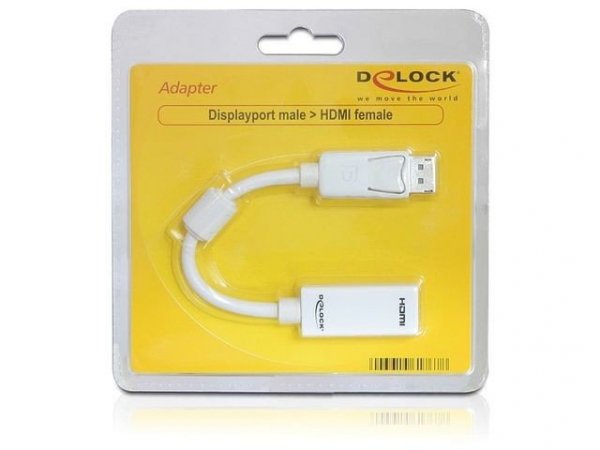 Delock Adapter DISPLAYPORT(M)-&gt;HDMI(F)