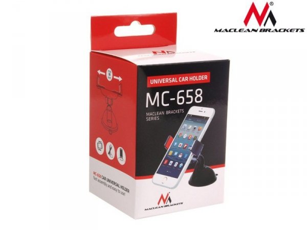 Maclean Uniwersalny samochodowy uchwyt do telefonu MC-658