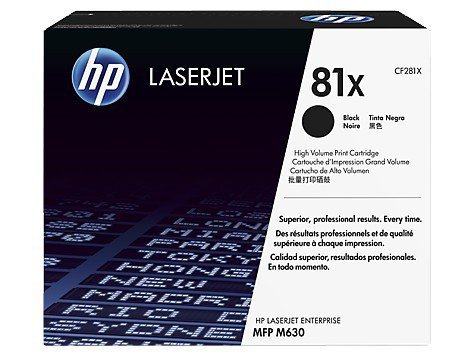 HP Inc. Toner 81X Black 25k CF281X