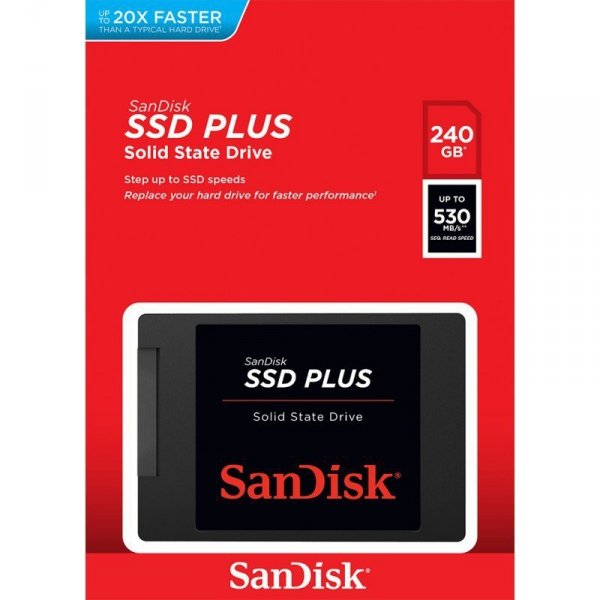 SanDisk Dysk SSD PLUS 240GB 2,5&quot; 530/440 MB/s SATA3