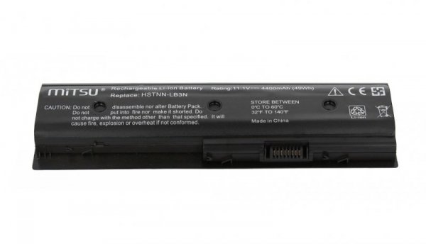 Mitsu Bateria do HP dv4-5000, dv6-7000 4400 mAh (49 Wh) 10.8 - 11.1 Volt