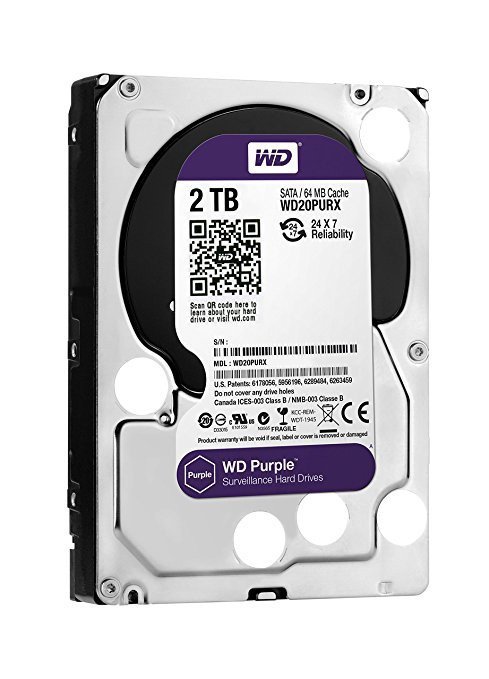Western Digital HDD Purple 2TB 3,5&#039;&#039; 64MB  SATAIII/5400rpm