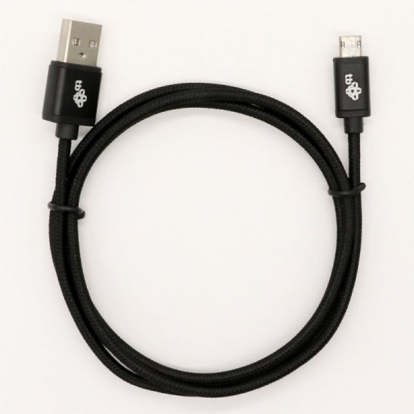 TB Kabel USB - Micro USB 1m. dwustronny czarny