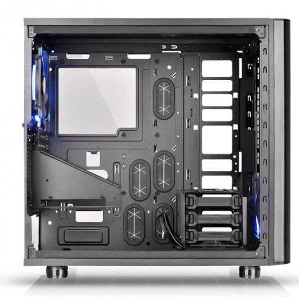 Thermaltake Obudowa View 31 USB3 Black Tempered Glass
