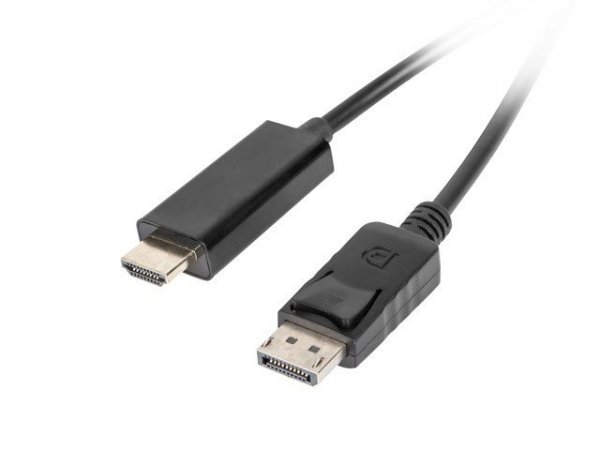 Lanberg Kabel DisplayPort - HDMI M/M 3M czarny