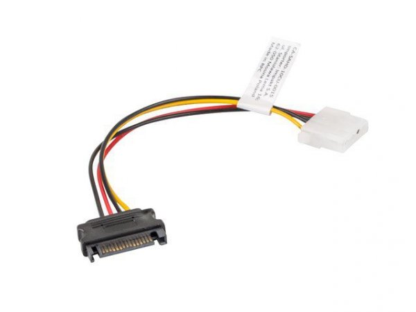 Lanberg Kabel SATA zasilający - Molex M/F 15cm