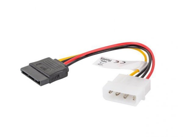 Lanberg Kabel Molex zasilający - SATA F/M 15cm