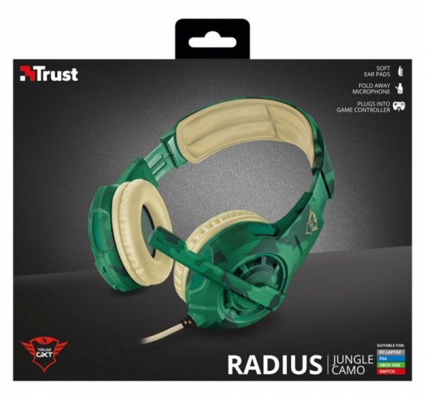 Trust GXT 310C Słuchawki Radius Gaming - jungle