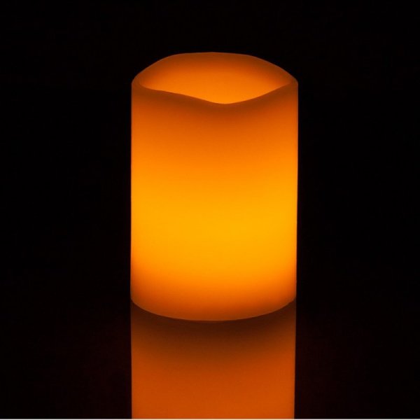 Retlux Lampka LED z naturalnego wosku RLC 13, świeczka 50x70mm