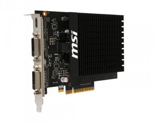 MSI Karta graficzna GeForce GT710 2GB H2D DDR3 64BIT DVI-I/DVI-D/miniHDMI