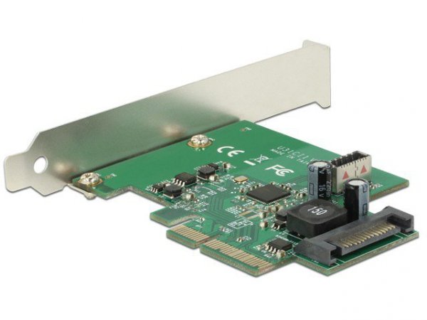 Delock Karta PCI Express -&gt; USB 3.1 1-port + USB 3.1 Gen2 Key A 20 Pin