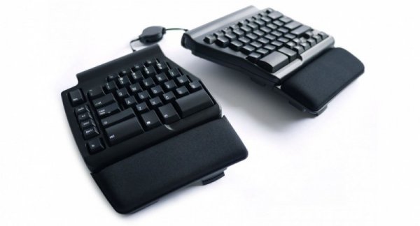 Matias Klawiatura mechaniczna ergonomiczna Ergo Pro hub 3xUSB czarna