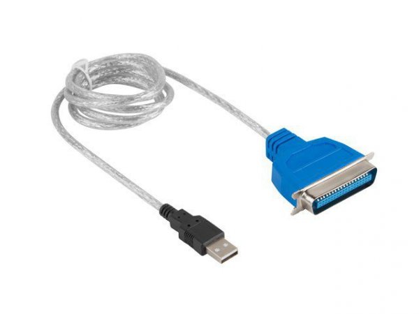 Lanberg Adapter USB -&gt; LPT 1.4m biały