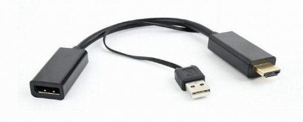 Gembird Adapter HDMI do Display Port czarny