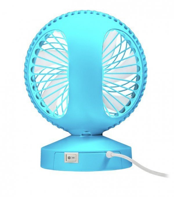 Trust Wentylator Ventu USB - neonowy niebieski